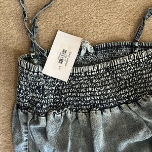 Oli & Hali denim tencel jumpsuit size L  NWT